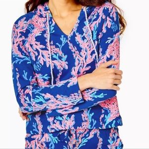 NWT Lilly Pulitzer Kawah hoodie 💙